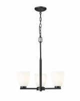 Naya 3 Light Chandelier 21.25 Inch Tall and 19.25 Inch Wide by Z Lite - 7518-3