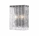 Glacier 2 Light Wall Sconce 12 Inch Tall and 9.5 Inch Wide by Z-Lite - 1943-2S