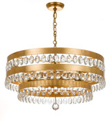 Perla 6 Light Medium Chandelier by Crystorama - 6108
