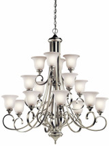 Monroe 16 Light Oversized 3 Tier Chandelier by Kichler - 43192