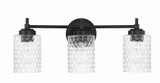 Claire 3 Light Bath Vanity 8.75 Inch Tall and 21.13 Inch Wide by Craftmade - 60503
