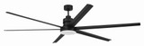 Mondo 6 Blade Ceiling Fan with Light Kit 80 Inches Wide by Craftmade - MND80