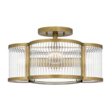 Aster 4 Light 15 Inch Wide Semi Flush Mount by Quoizel - ASR1715