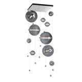 Abacus 42W 6 LED Large Pendant 35.5 Inch Length by Hubbardton Forge - 139051-standard
