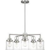 Anders 5 Light Chandelier 16 Inch Tall and 24 Inch by Visual Comfort Studio - GLC1175