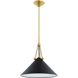 Kalea 1 Light Large Pendant 16.25 Inch Wide by Mitzi - H784701S