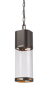 Lestat 14W 1 LED Light Mini Outdoor Pendant by Z-Lite - 562CHB