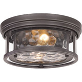 Clarion 2 Light 12 Inch Wide Flush Mount by Z-Lite - 493F2