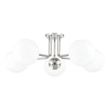 Stella 5 Light 30 Inch Wide Semi Flush Mount by Mitzi - H105605
