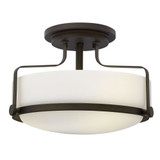 Harper 3 Light 8 Inch Wide Semi Flush Mount by Hinkley - 3641