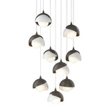Brooklyn 36W 9 LED Large Round Pendant 20.5 Inch Tall by Hubbardton Forge - 131105-long