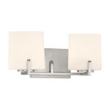 Mirelle 2 Light Bath Vanity 7.5 Inch Tall and 16 Inch Wide by Minka Lavery - 12432