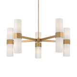 Delgada 10 Light Chandelier 15.25 Inch Tall X 36 Inch Wide by Minka Lavery - 12129