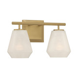 Siena 2 Light Bath Vanity 8.25 Inch Tall X 14.25 Inch Wide by Minka Lavery - 14372