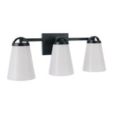 Zane 3 Light Bath Vanity 8 Inch Tall and 23 Inch Wide by Craftmade - 20723
