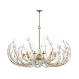 Bridget 12 Light Chandelier 27.5 Inch Tall and 42 Inch Wide by Crystorama - BGT-339