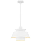 Lumi 1 Light Pendant 11.25 Inch Tall and 14 Inch Wide by Quoizel - LMI1814