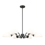 Breton 6 Light Chandelier 5 Inch Tall and 39 Inch Wide by Z Lite - 3048-6