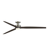 Spitfire Flush Ceiling Fan with Light Kit 12 X 84 Inch Wide by Fanimation - FPD6721-84DWLKF