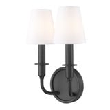 Tova 2 Light Wall Sconce 13.25 Inch Tall and 9.25 Inch Wide by Z Lite - 3049-2S