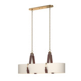 Saratoga 4 Light Large Pendant 46 Inch Length by Hubbardton Forge - 134070HF