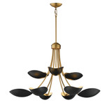 Maris 9 Light 2 Tier Chandelier 21 Inch Tall and 33.5 Inch Wide by Maxim - 10829