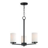 Lateral 3 Light Chandelier 18 Inch Tall and 18 Inch Wide by Maxim - 10287