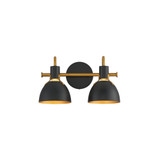 Dusk 2 Light Bath Vanity 8.75 Inch Tall and 15 Inch Wide by Maxim - 12342