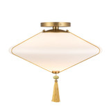 Reeve 1 Light Flush Mount 10 Inch Tall and 14.75 Inch Wide by Alora - SF481015