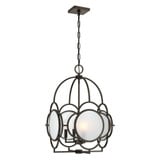 Damen 4 Light Pendant 26.25 Inch Tall and 17 Inch Wide by Savoy House - 3-4699-4