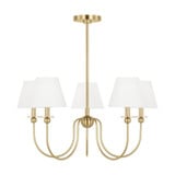 Elsay 5 Light Chandelier 15.5 X 29.75 Inch Wide by Visual Comfort Studio - DJC1255