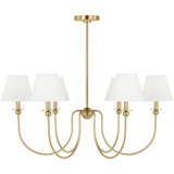 Elsay 5 Light Chandelier 15.5 X 29.75 Inch Wide by Visual Comfort Studio - DJC1255