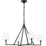 Perth 4 Light Chandelier 22.13 Inch X 40 Inch Wide by Visual Comfort Studio - CC1724