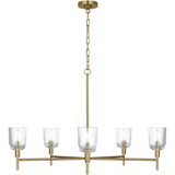 Hartley 5 Light Chandelier 23.5 X 36 Inch Wide by Visual Comfort Studio - TFC1135