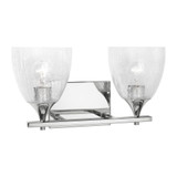 Toffino 2 Light Bath Vanity 8.88 X 16 Inch Wide by Visual Comfort Studio - DJV1022CKG