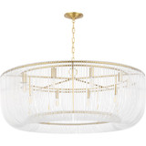 Pierce 10 Light Pendant 17.75 Inch X 42 Inch Wide by Visual Comfort Studio - CP14710