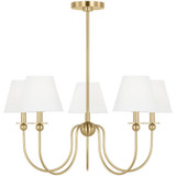 Elsay 6 Light Chandelier 17.25 X 36.38 Inch Wide by Visual Comfort Studio - DJC1246