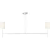 Key 2 Light Linear Chandelier 16.38X5.5 Inch Wide by Visual Comfort Studio - BC1012
