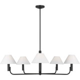 Colfax 5 Light Chandelier 10 Inch X 40.5 Inch Wide by Visual Comfort Studio - SLC1005