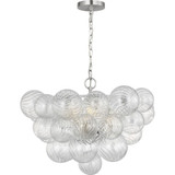Zia 3 Light Chandelier 16.48 Inch Tall and 22.83 Inch Wide By Generation - PLCH107