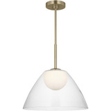 Suma 1 Light Pendant 16.38 Inch and 16 Inch Wide by Visual Comfort Studio - DJP1251