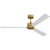 Rozzen Smart 3 Blade Ceiling Fan 13.5 X 60 Inch Wide by Visual Comfort Fan - 3RZSM60