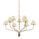 Garnerville 9 Light Chandelier 34.5 Inch X 54.25 Inch Wide by Hudson Valley - 9349
