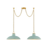 Pottersville 2 Light Linear Pendant 27 Inch X 18 Inch Wide by Hudson Valley - 1959