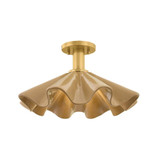 Libertyville 1 Light Semi Flush Mount 9.5X17.75 Inch Wide by Hudson Valley - 8018