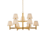 Woodland Park 9 Light Chandelier 22.25 Inch X 38 Inch Wide by Hudson Valley - 3538