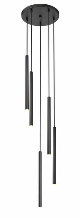 Forest 25W 5 LED Chandelier 23.75 Inch Tall and 12 Inch Wide By Z-Lite - 919MP24-5R