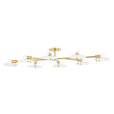 Giselle 8 Light 48 Inch Wide Semi Flush Mount by Mitzi - H428608