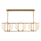Anders 78W LED Linear Pendant 13.88 Inch Tall X 58.75 Inch Length by Alora - LP336359