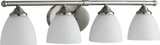 Brooks 4 Light Vanity Light by Quorum - 5150-4